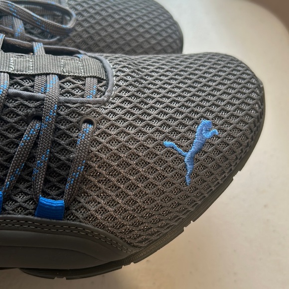 Puma, Axelion, Gray Mesh Men’s Training Sneakers Size 9.5 - Picture 7 of 9